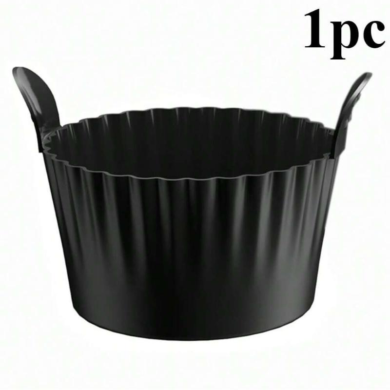 

Reusable Silicone Air Fryer Liners and Baking Cups Accessories for Eggs Cakes Meatballs Non-Stick Kitchen Baking Tools