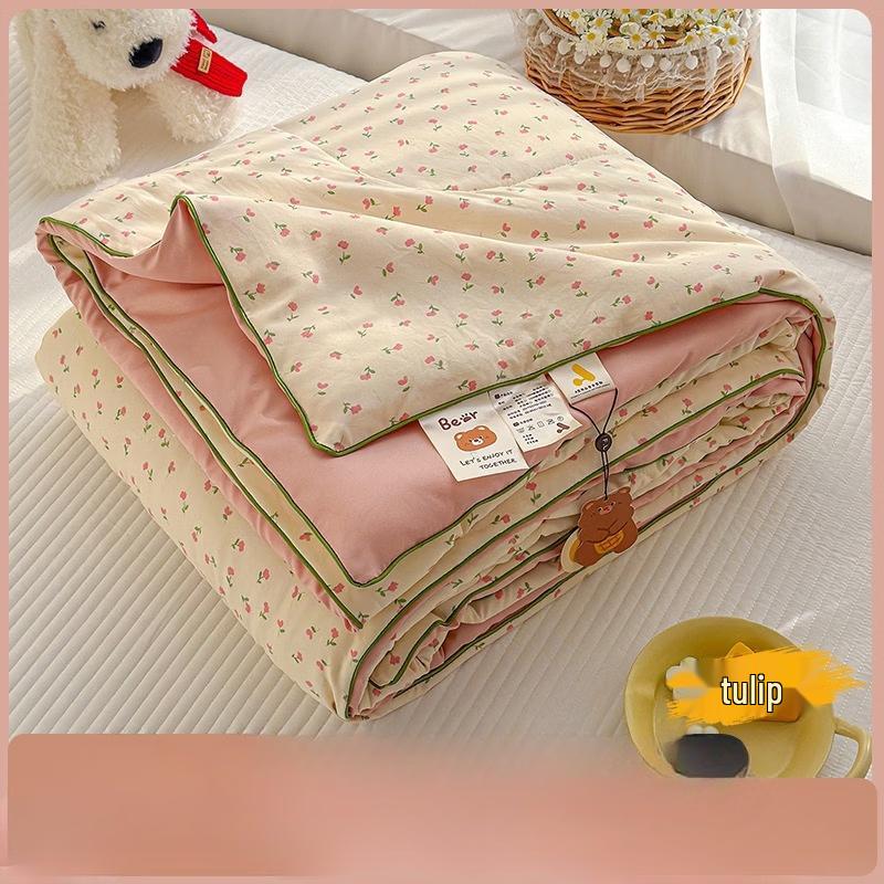 

Brangdy Crinkled Gauze INS Style Summer Quilt