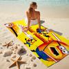 Custom 1Pc Despicable Minions Print Beach Towel Quick Dry Multiuse For Beach Pool Gym Yoga Home Travel Christmas Halloween Xmas Gift Q173