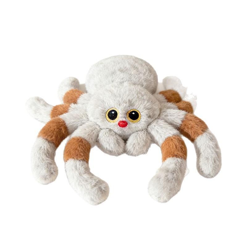 

Soft Plush Spider Toy With Large Eyes And Red Nose For Kids And Teens 30cm