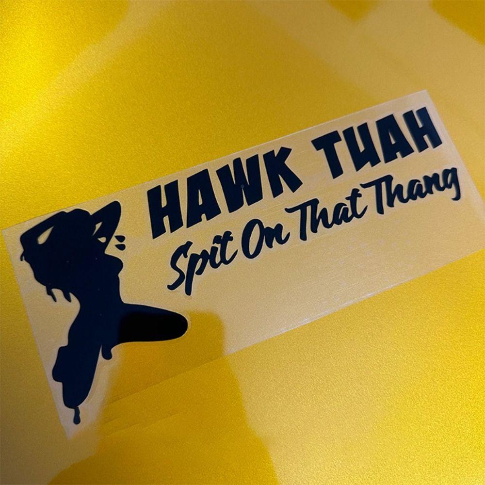 Funny Hawk Tuah Spit On That Thang Stickers Waterproof Car Prank Sticker  Car Accessories
