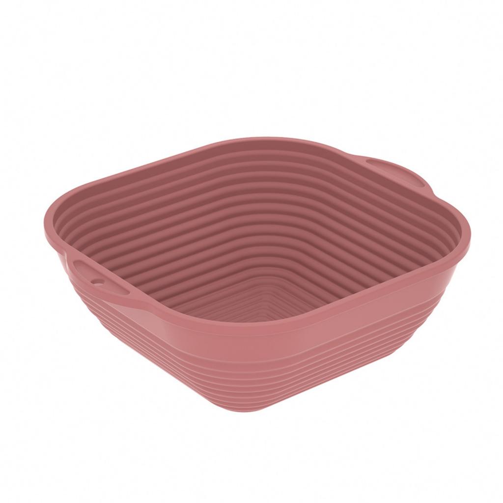 Silicone Bread Proofing Basket with Lid, Heat Dough Fermentation Basket for