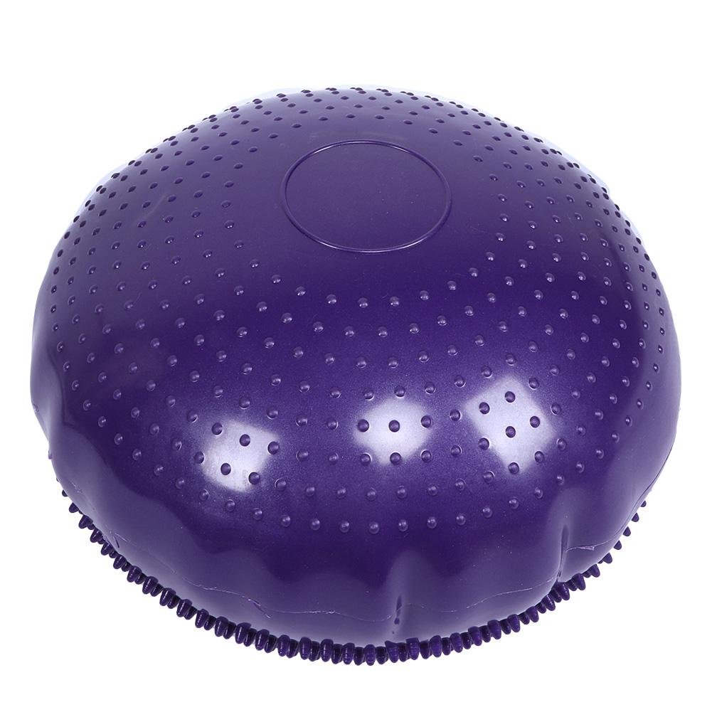Purple Soft Yoga Balance Board Disc Gym Stability Air Cushion Massage Pad without Inflator Pump