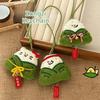 Chinese Style Zongzi Pendant Traditional Cartoon Plush Doll Pendant  Cultural Activity