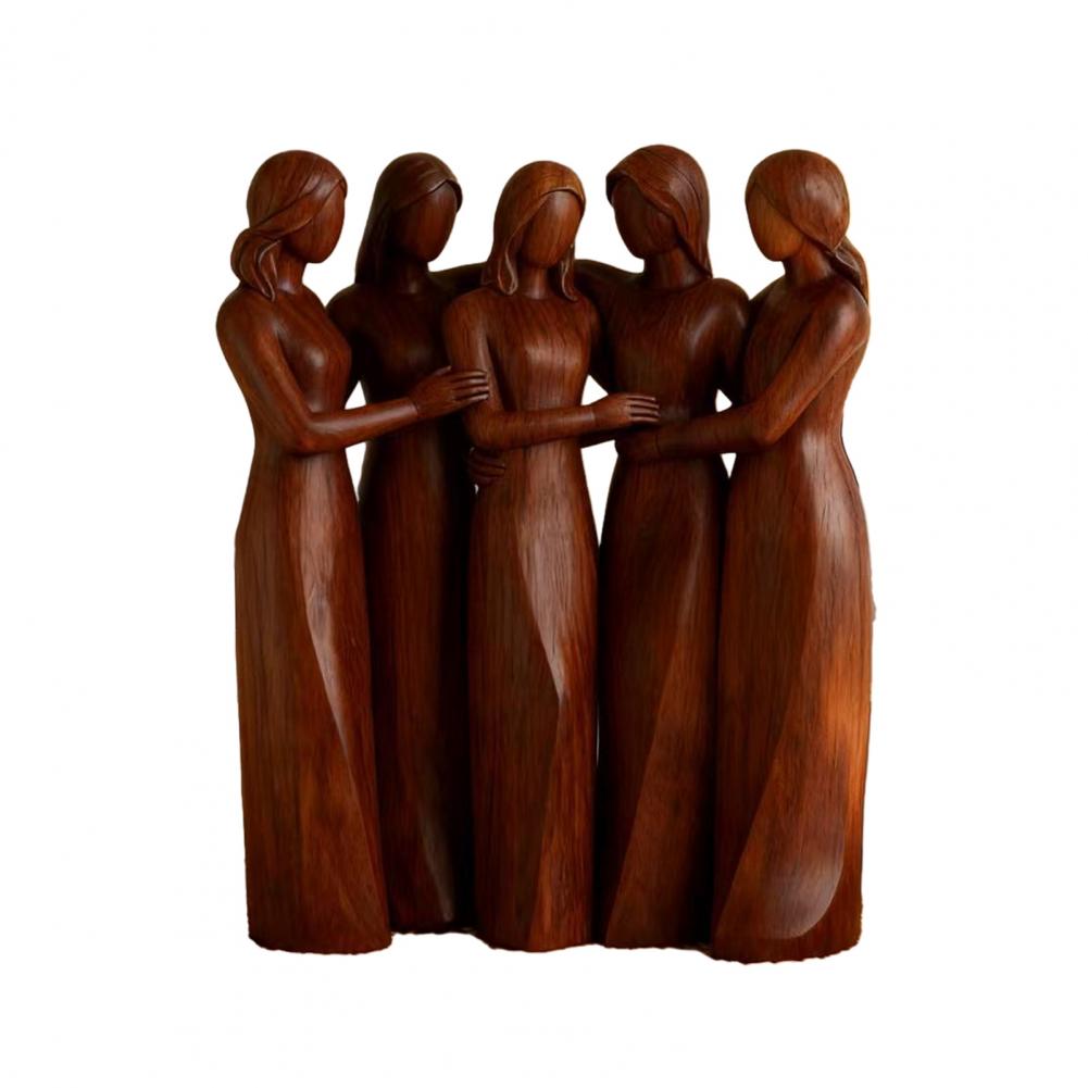 

Sisters By My Side Friendship Figurine Resin 5/6 Sisters Sculpture Best Friend Birthday Gifts Celebrates For Women Female