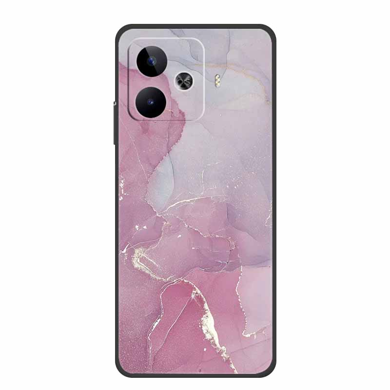Case For Vivo iQOO Z9 Turbo Marble TPU Soft Silicone Back Cover For iQOOZ9 Turbo V2352A Phone Cases Shockproof Mica Painted Capa