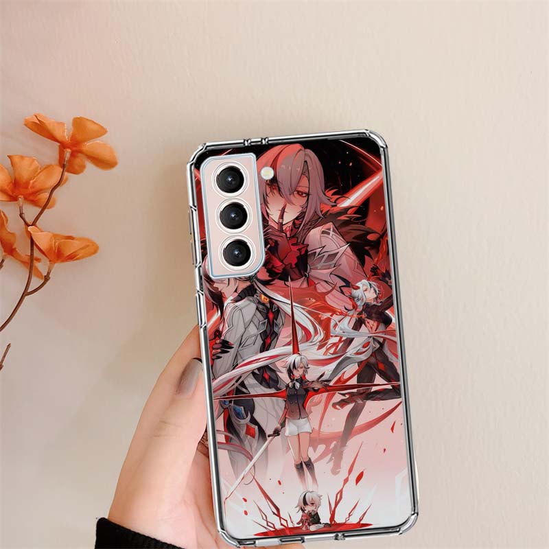 Arlecchino Genshin Impact Clear Phone Cases for Samsung S26 Ultra Galaxy S25 Edge S24 S23 FE S21 Plus S20 S22 S10 Cover Patterne