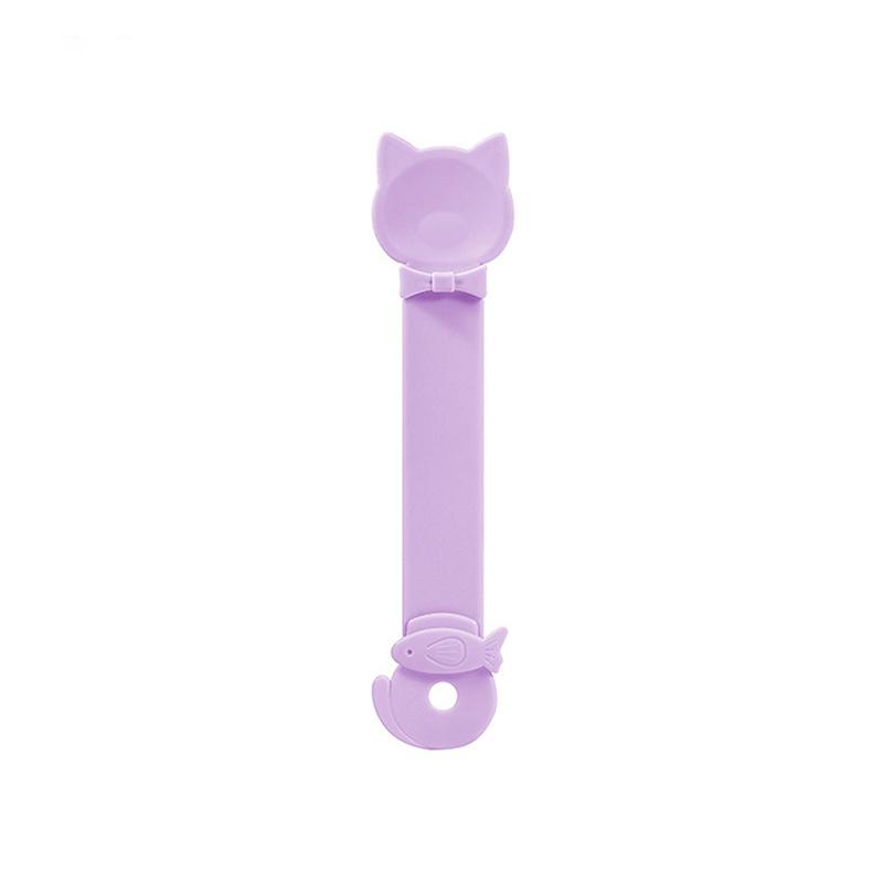 Cat Strip Feeder Spoon Long Handle Cat Food Strip Squeezer Pet Meat Mud Treat Dispense Spoon For Cats Pet Supplies