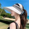 Summer Eaves Breathable Sun Hat Children Outdoor Cycling Sun Hat Versatile Fashion Show Face Small Empty Top Hat