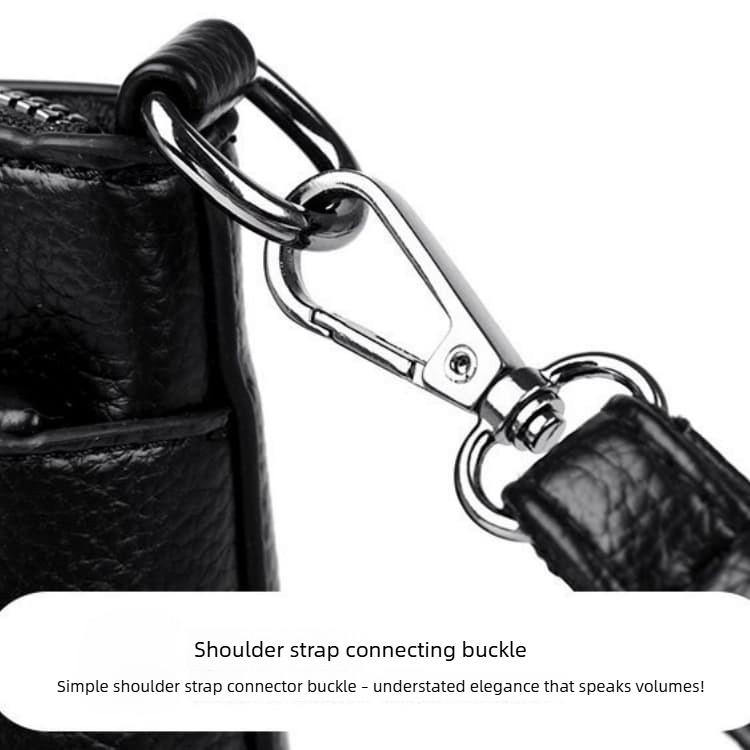 Lychee Pattern Soft Leather Messenger Bag Women's Shoulder Bag