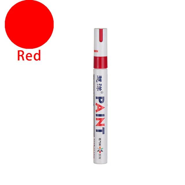 12 Color White Waterproof Rubber Permanent Paint Marker Pen Car Tyre Tread Environmental Tire Painting