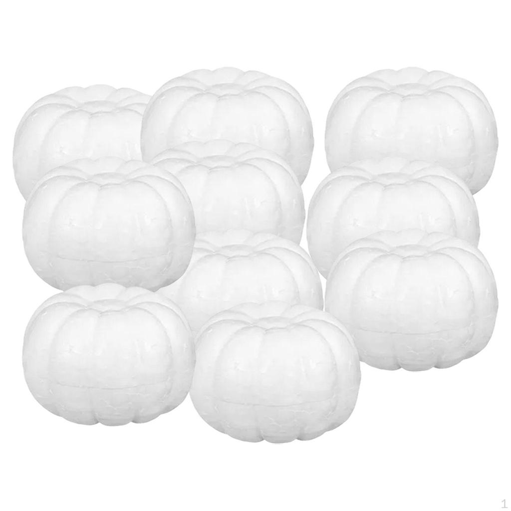 10 Foam Pumpkins for Halloween Crafts And Decorations