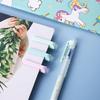 Hobby Stationery Moyi Erasable Gel Pen 0.5mm, Black and Crystal Blue
