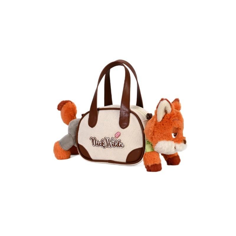 Zootopia Nick Plüschtier Handtasche Mit Weichem Plüschmaterial Für Kinder Und Sammler