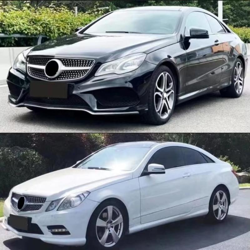 Sport Front Grille for Mercedes Benz E Class W207 C207 Coupe Cabriolet 2014-2016, Middle Mesh Grill for E200 E260 E350 E400 E500