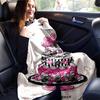1pc Cake Kuromi Blanket, Soft Throw for Home Decor, Gift Idea, Living Room, Travel, Camping, Car Blankets, Beach, Office Naps, Suitable for All Season