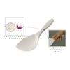 CASUAL PRODUCT Easy To Serve! Double Embossed Rice Paddle Made In Japan Easy To Serve, Easy To Scoop, Won't Crush Grains, Easy To Loosen, Rice Doesn't