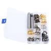 Grommet Tool Kit 12mm Large Electroplated Metal Eyelets Tool Set Handicraft Decoration Office Equipment
