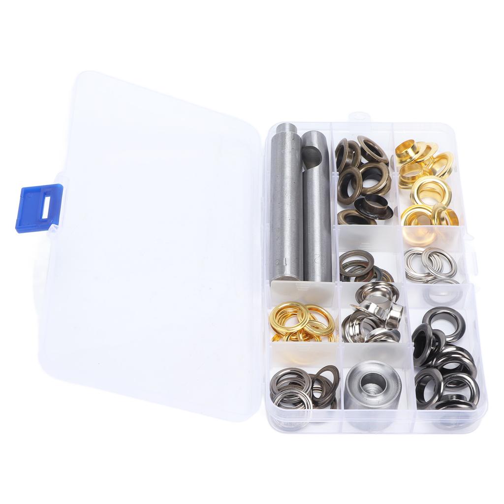 Grommet Tool Kit 12mm Large Electroplated Metal Eyelets Tool Set Handicraft Decoration Office Equipment