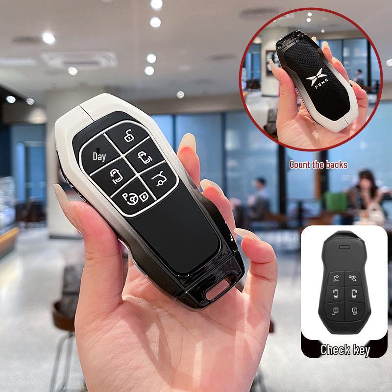 Чехол для ключа Xiaopeng: Подходит для X9, G6, P7i, G9, P5, G3, P7/P5/G3i