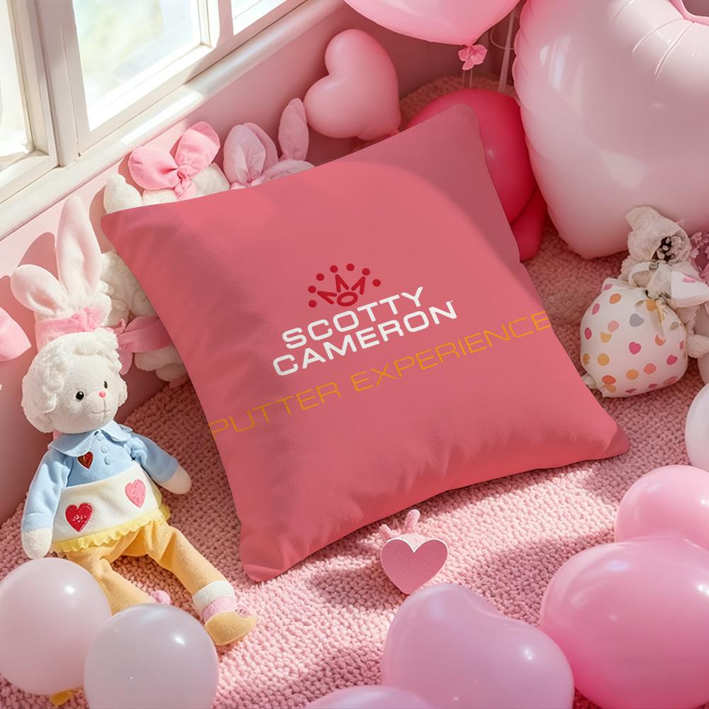 Luxury S-SCOTTY C-CAMERON Cushion Cover Pattern Printed Pillowcase for Living Room Sofa Cushion Cover & Bedroom Decor