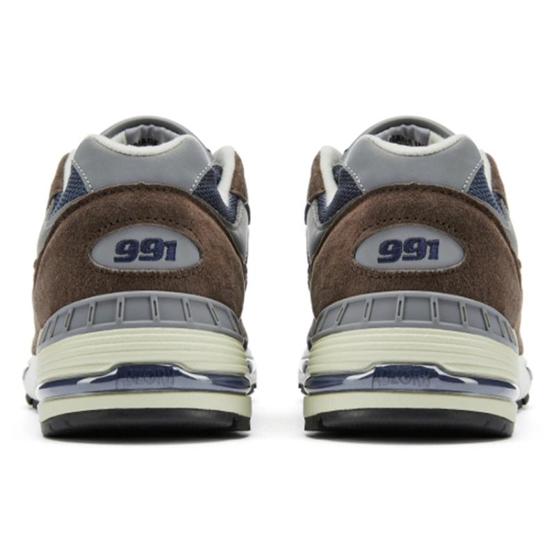 New Balance 991 Brown Navy Grey Sneakers M991BNG