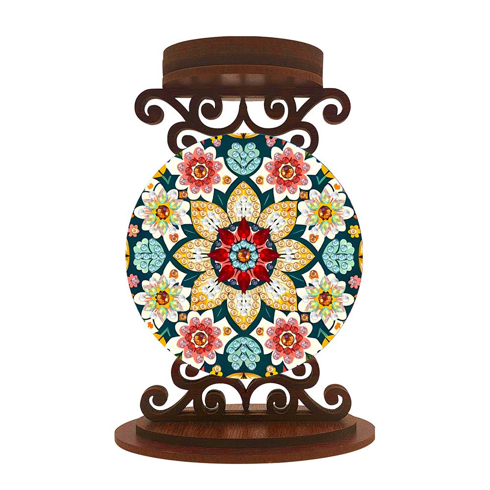 Animals Tabletop Candlestick Holder Ornaments Aromatherapy Candle Holder 5D DIY Diamond Art Mini Candle Holder for Art Crafts