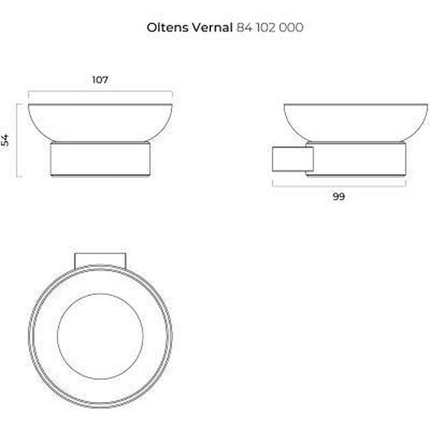 Мыльница Oltens Vernal 84102000