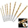 Optimal Performance for For Wood Metal and Marble Drilling 8Pcs Hex Shank Set