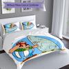 3-teiliges Bettwäscheset mit Asterix dem Gallier Bettbezugset enthält Bettbezug & Kissenbezüge, perfekte Ganzjahres-Schlafzimmerdekoration & Geschenk