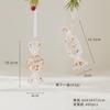 Metal Transparent Acrylic Christmas Ornament String Pendant for Tree Decoration, Festive Dress Hanging Decor with Crystal Effect