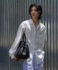 MOOD INSIDE Linen-Like Overshirt_White