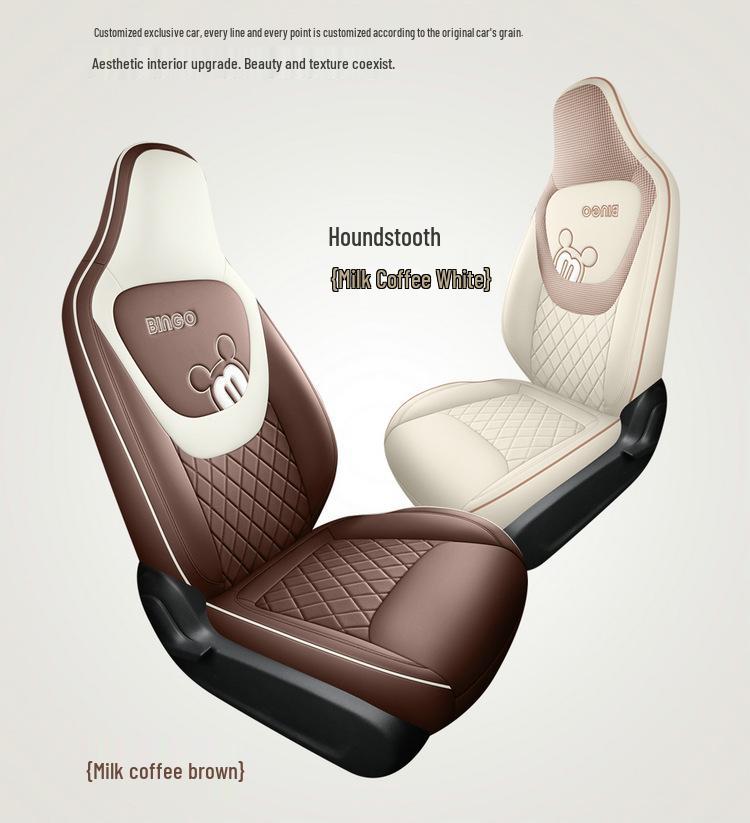 Wuling Bingo Car Seat Cover: Premium Leather, Full Coverage, All-Season Seat Cushion for Interior Upgrade
