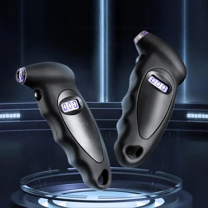 

New Tire Pressure Gauge Backlight High Precision Digital Tire Pressure Monitoring Car Tyre Air Pressure Gauge Meter LCD Display чорний