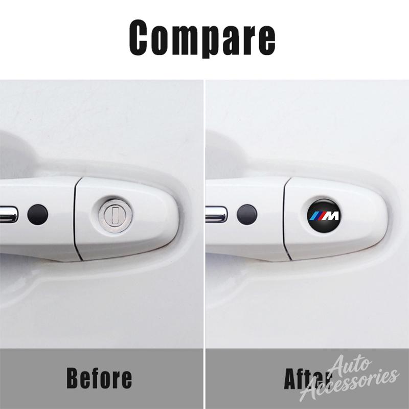 4 buc 20mm Autocolante Gaura Cheie Blocare Mașină Pentru BMW Performance M Sport Seria 1 3 5 X1 X3 X5 G20 G30 F30 Anti-blocare Decal Rezistent la Praf