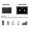 2 Pin Connection Cable Lead Power Adapter Plug Wire for Car Cooler Cool Box Mini Fridge DC 12V Mini Fridge Stereos Vacuum
