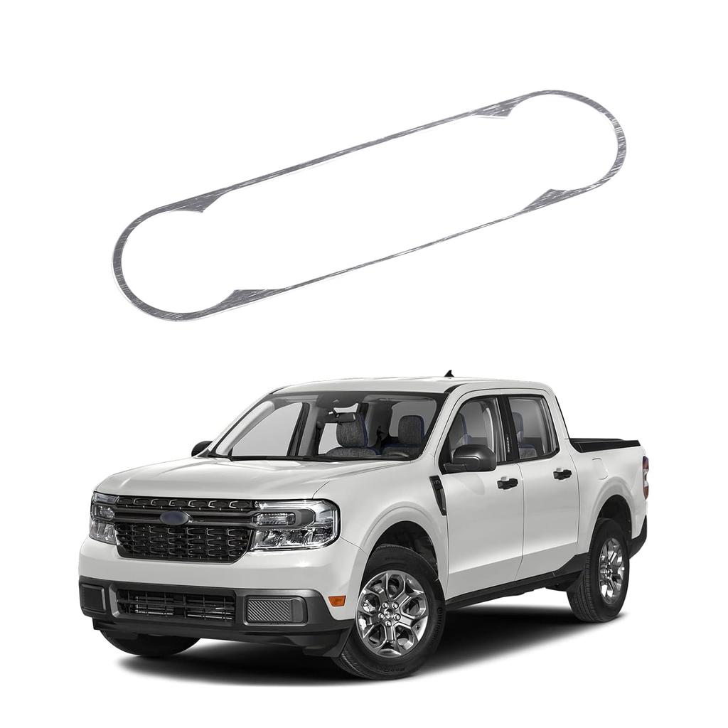 TOYCIDFG Center Console Air Conditioner Button Frame Aluminum Alloy Cover Trim Compatible with Ford Maverick 2022 2023 2024, Car Interior Decoration