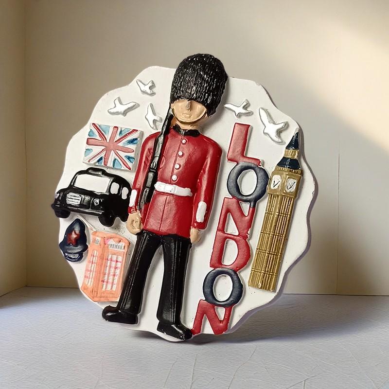 Europe  UK London 3D Refrigerator Stickers Fridge Magnets Tourist Attractions  Refrigerator Stickers Souvenirs London Handmade C