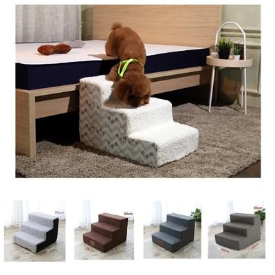 Puppies Staircase Dog Stairs 3 Steps Stairs for Small Dog Cat Puppy Whelping Ramp Ladder Pet Supplies Accessories Dropshipping