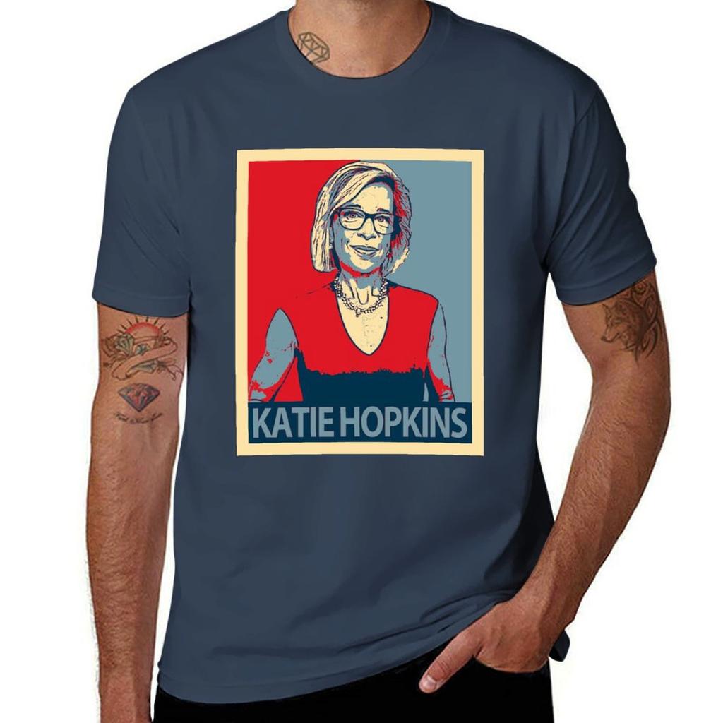 Katie Hopkins T-Shirt funny t shirts cotton g man t shirts for men man t shirt heavy cotton T-Shirt