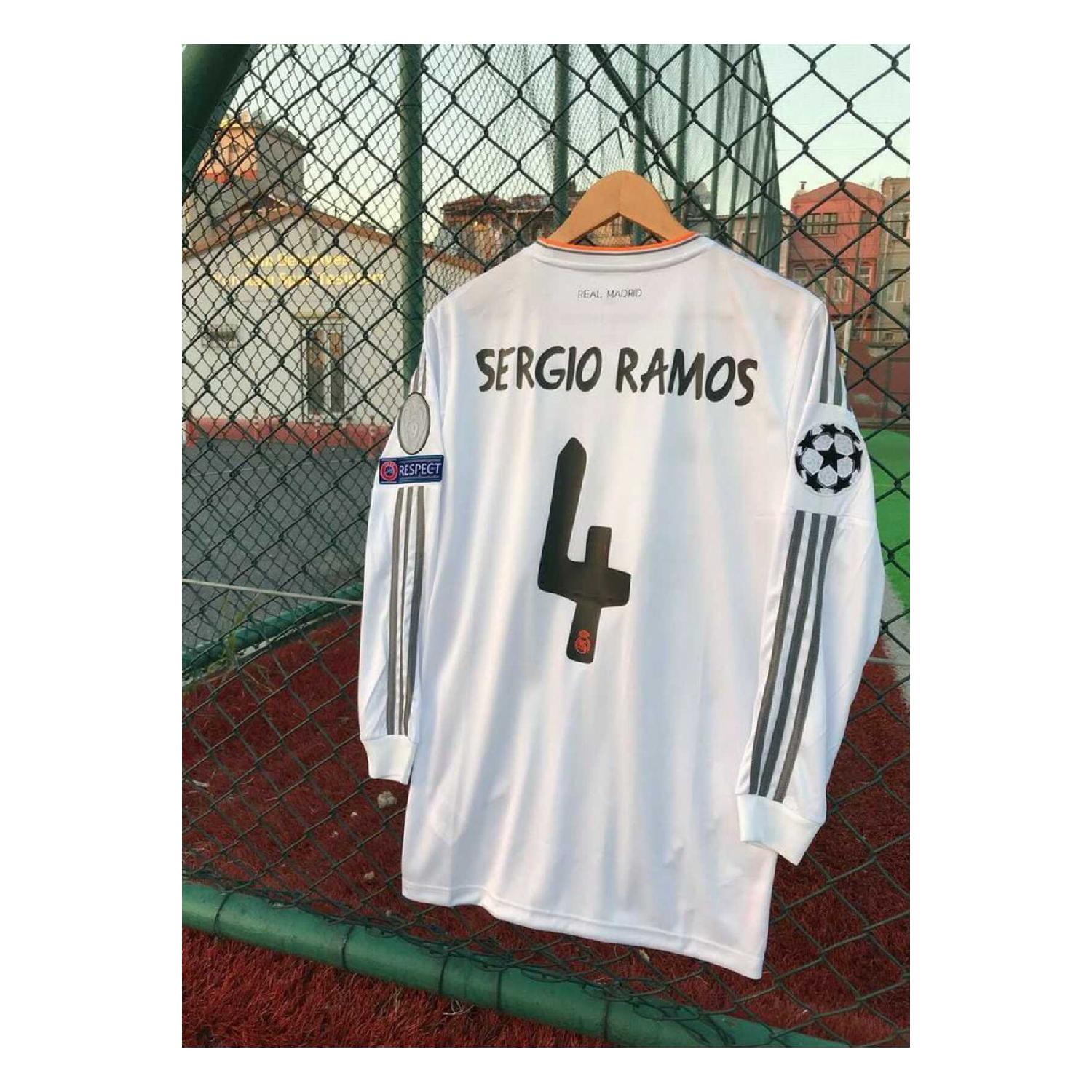 

Реал Мадрид 2014 Финал Лиги Чемпионов Лиссабона Серхио Рамос Узункол Джерси