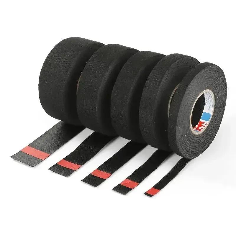 

Flame Retardant Self Adhesive Cloth Tape 15m Length For Vehicle Wiring Harness Heat Protection 15mmx15M