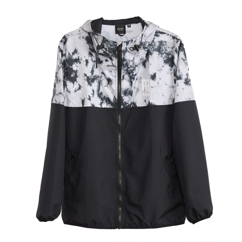 RadBlue Mountain Lightweight Outerwear for Available in a Variety of Colors TIEDYE Men's Water-Repellent Parka, Running, Raincoat, (Small, Gray)