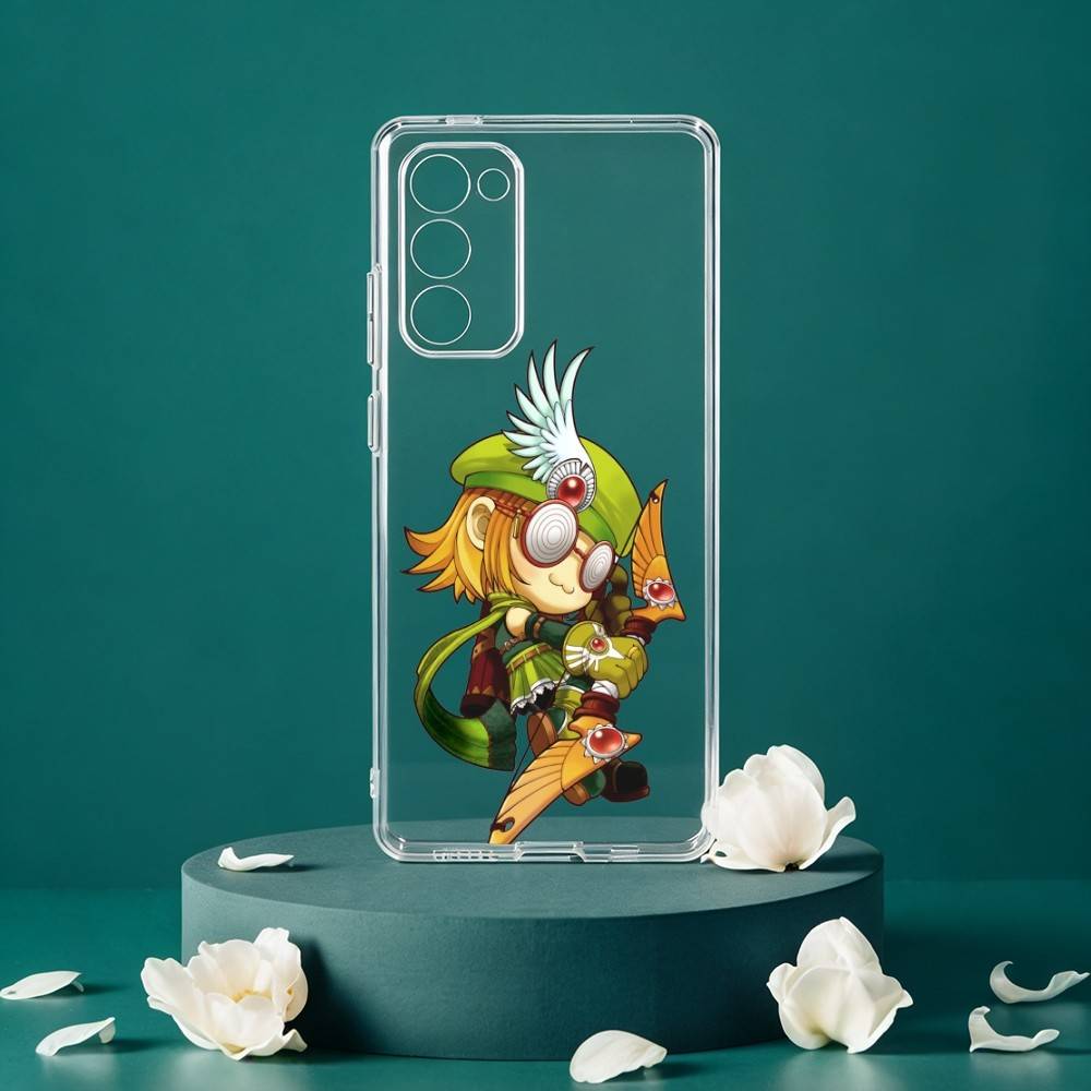 

Game M-Maple S-Story-MS Phone Case For Samsung Galaxy S24 S25 S23 S22 S21 Plus S24 S25 Transparent Cover Case Samsung S22plus5G