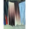 Solid Color Elastic Waist Bag Hip Skirt Pure Color Elastic Waist