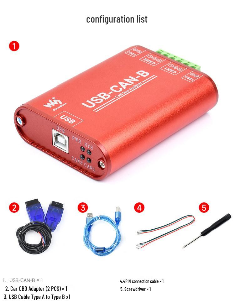 Industrial USB To CAN J1939 Bus Analyzer/Communication Module