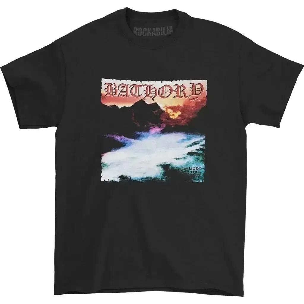 2026 Bathory Black Metal Venom T-shirt Hommes Femmes Décontracté Mode Hip Hop Streetwear Manches Courtes T-shirt Coton Tops d'Été Vêtements