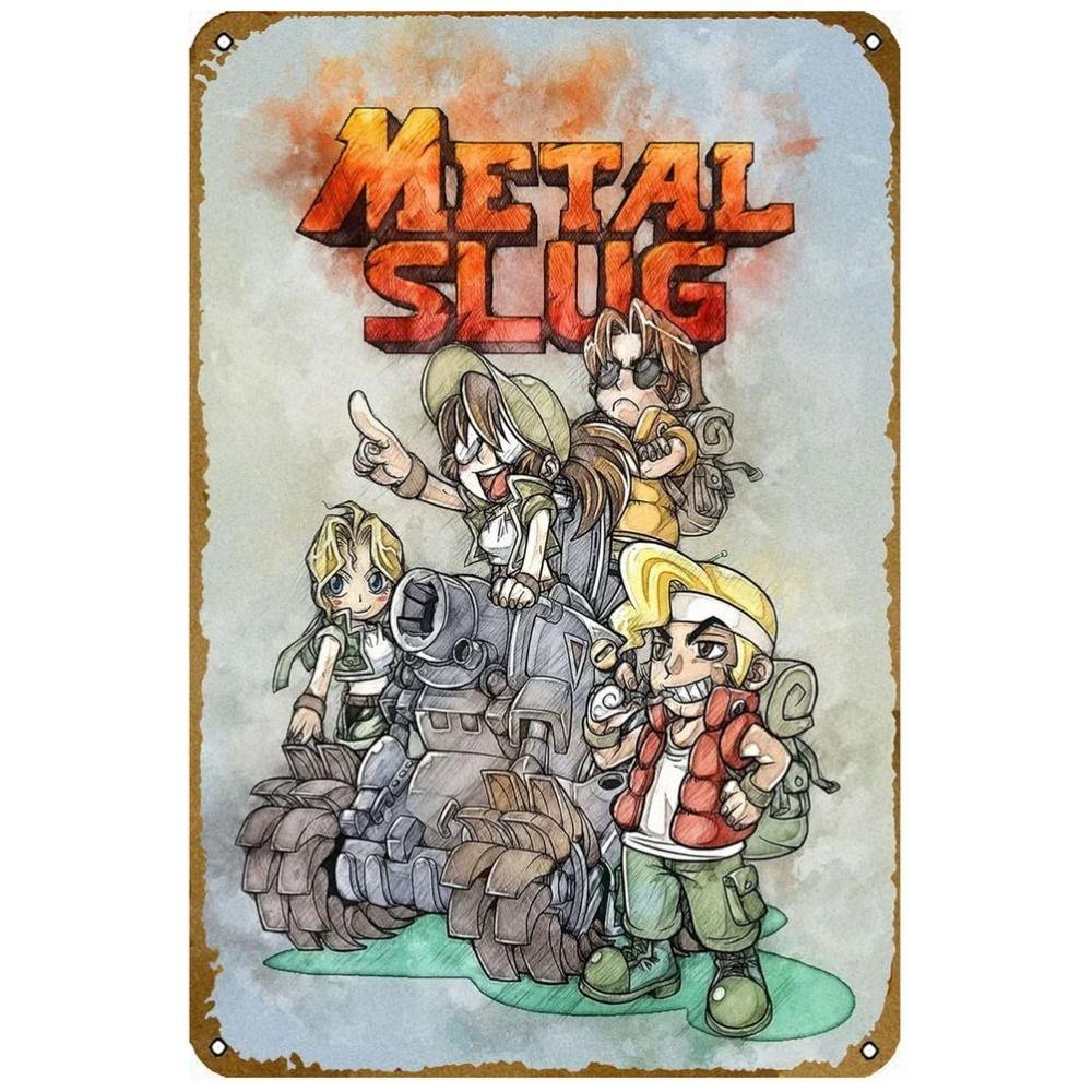 

Алюминиевая настенная табличка на игровую тематику, металлический арт-декор 20x30см