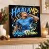 Erling Haaland Individualaus Vardo Tekstas 5D Deimantinės Tapybos Rinkinys „Pasidaryk Pats“ Pilnas Gręžimas Deimantinės Tapybos Dekoras