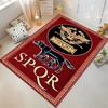 Ancient Roman SPQR with Eagle and Wolf Design Non-slip Rug Suitable for Living Room and Bedroom Sofas.